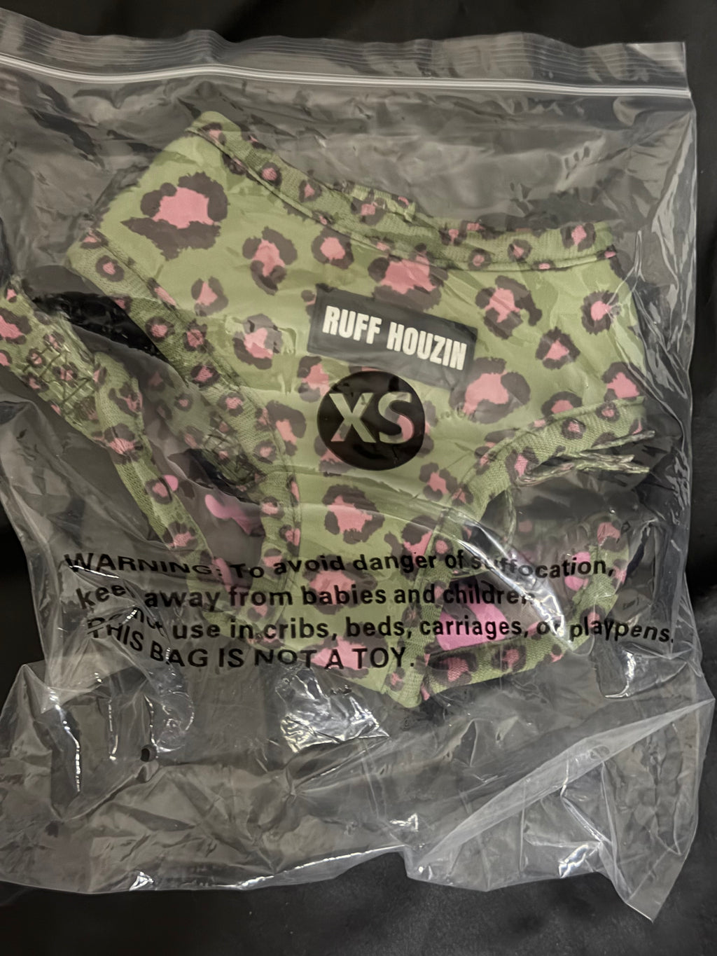 Ruff Houzin Leopard Print Dog Harness – Stylish, Secure & Comfortable