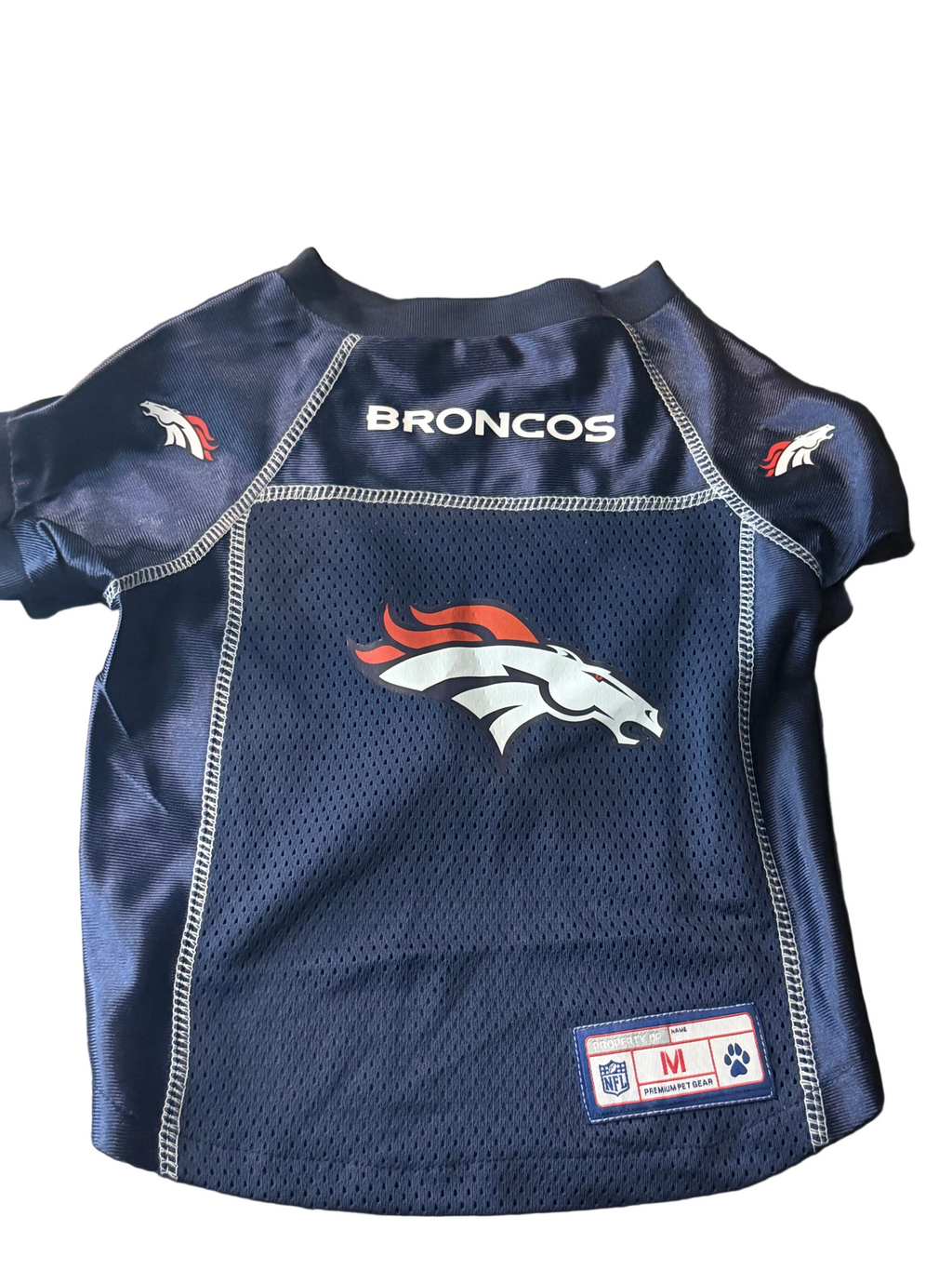 Denver Broncos NFL Dog Jersey – Premium Pet Gear (Size M)