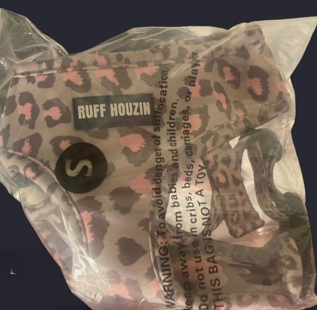Ruff Houzin Leopard Print Dog Harness – Stylish, Secure & Comfortable