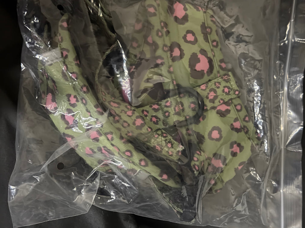 Ruff Houzin Leopard Print Dog Harness – Stylish, Secure & Comfortable