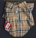 Classic Plaid Button-Up Dog Shirt – Luxury Pet Polo Style