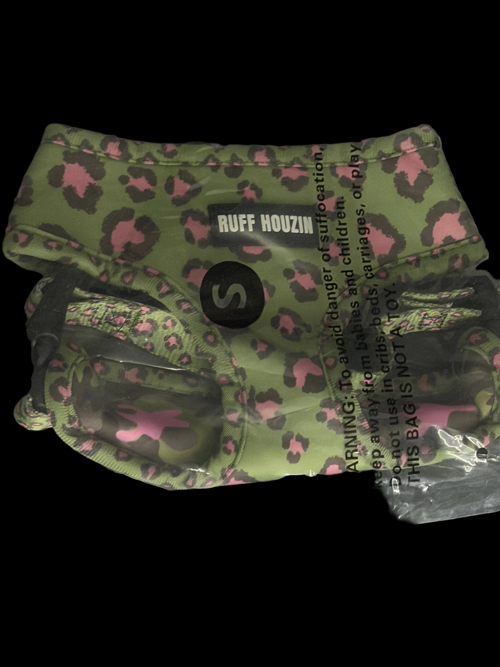Ruff Houzin Leopard Print Dog Harness – Stylish, Secure & Comfortable Size small