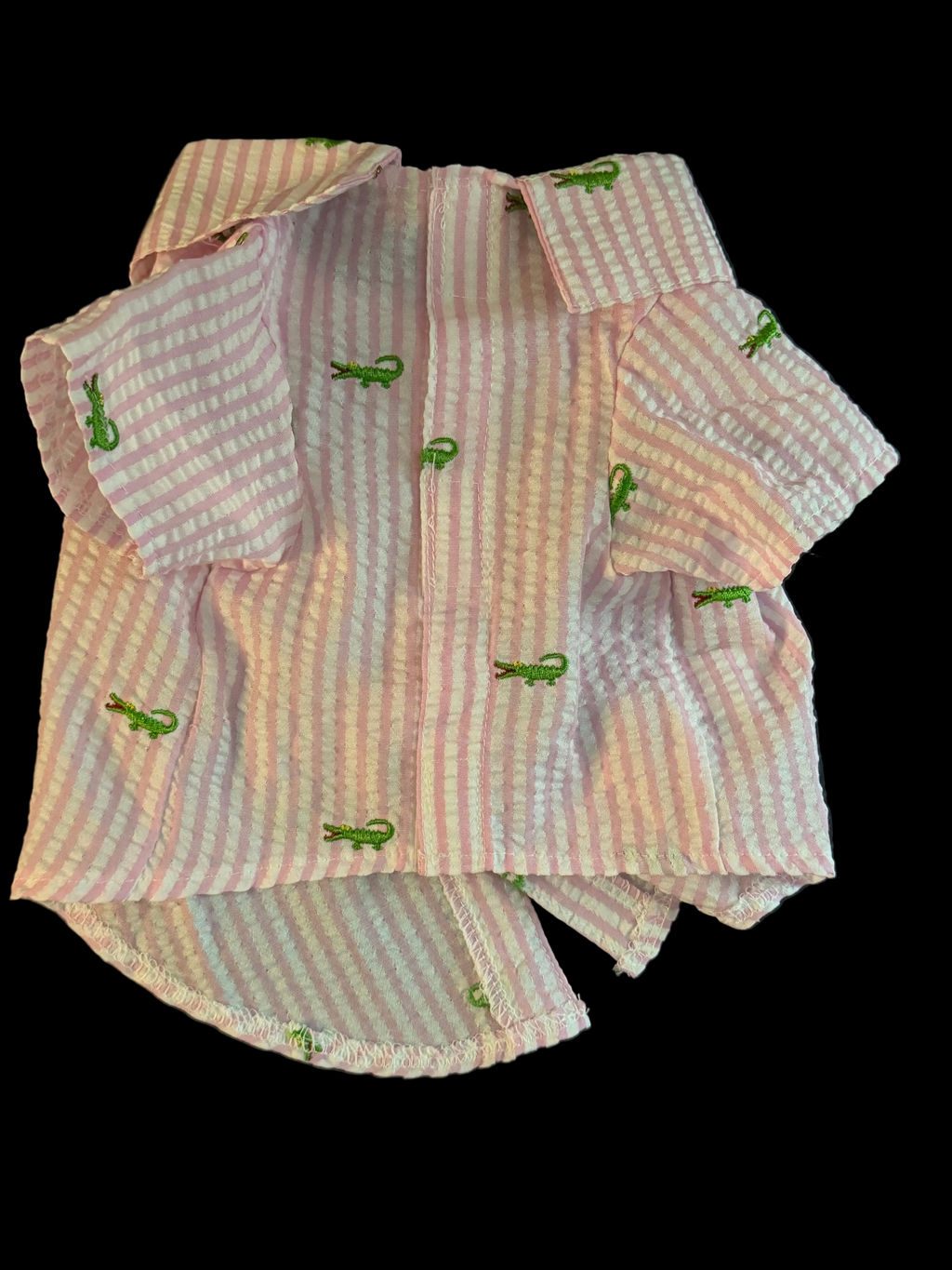 Breathable light weight stylish shirt for small dog Velcro’s in back size small
